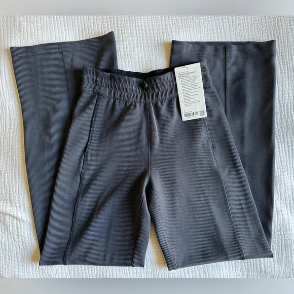 Lululemon Softstreme Mid Rise Ribbed Pant - Picture 1 of 6